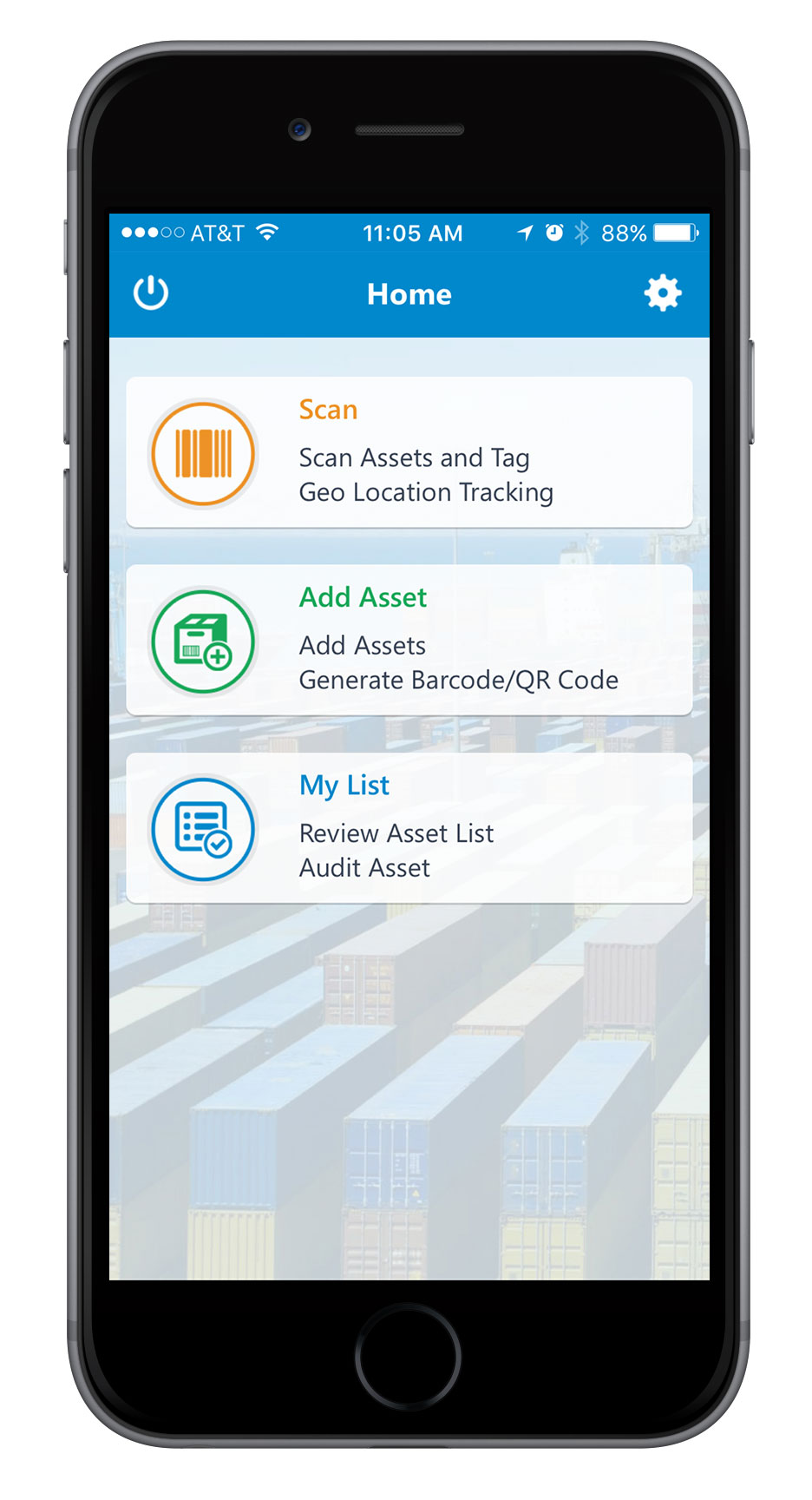 mobile asset tracking and tagging screen 2