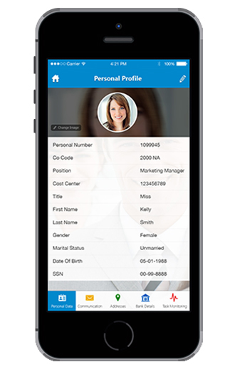 Mobile Employee Self Service
screen 4