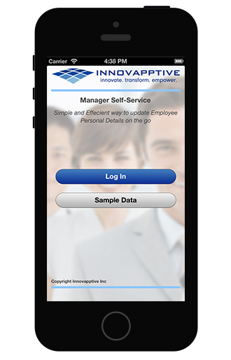 Manager self service screen 1